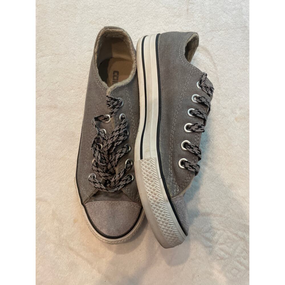 CONVERSE Women's Chuck Taylor Spec OX Sneakers Size 5 Grey Low Top Canvas - Picture 3 of 10